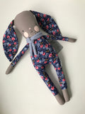 TillyBob Bunny - navy floral