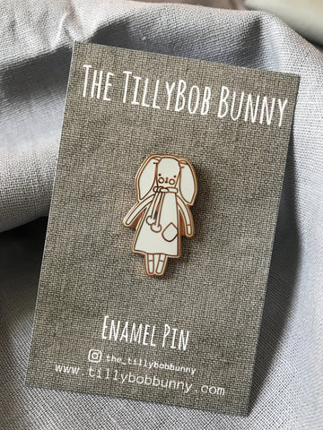 TillyBob Bunny Enamel Pin